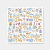 Happy Hanukkah Serviette (Vorderseite)