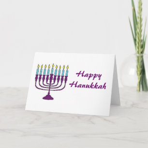 Happy Hanukkah Shalom Feiertagskarte