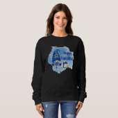 Happy Hanukkah Shalom Gnome Menorah Jewish Sweatshirt (Vorne ganz)
