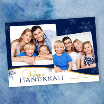 Happy Hanukkah Snowflakes 2 Fotos Hanukkah
