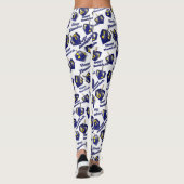 Happy Hanukkah Spinning Dreidel Leggings (Rückseite)