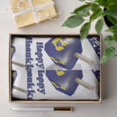 Happy Hanukkah Spinning Dreidel Seidenpapier (Geschenk)