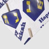 Happy Hanukkah Spinning Dreidel Seidenpapier (Ausschnitt)