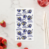 Happy Hanukkah Spinning Dreidel Serviette (Beispiel)