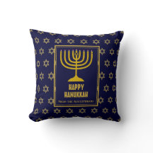 HAPPY HANUKKAH Star David Personalisiert BLUE