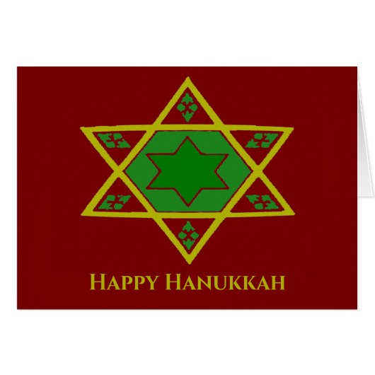 Happy Hanukkah, Star von David (Vorderseite (Horizontal))