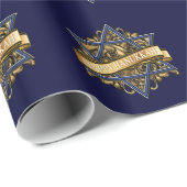 Happy Hanukkah Star von David Geschenkpapier (Rolleneckpunkt)