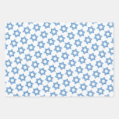 Happy Hanukkah Star von David Holiday Faith Geschenkpapier Set (Vorderseite 3)