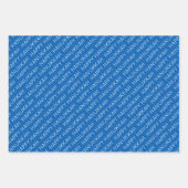 Happy Hanukkah Star von David Holiday Faith Geschenkpapier Set (Vorderseite 2)