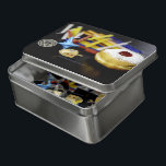 Happy Hanukkah Star von David menorah Dreidel Slip Puzzle<br><div class="desc">Happy Hanukkah Star von David menorah Dreidel SlipperyJoe's Celebration Candles jüdisch Hebräisch Chanukah Geschenke Dekorationen Judaismus Religion künstlerisch</div>
