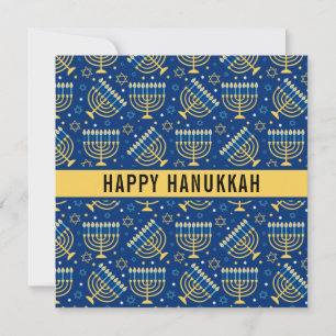 Happy Hanukkah Star von David Niedlich Trendy Feiertagskarte