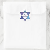 Happy Hanukkah Star von David Sticker (Tasche)