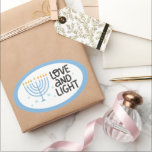 Happy Hanukkah Stickers<br><div class="desc">Hanukkah Design.</div>