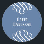 Happy Hanukkah Stickers<br><div class="desc">Happy Hanukka!</div>