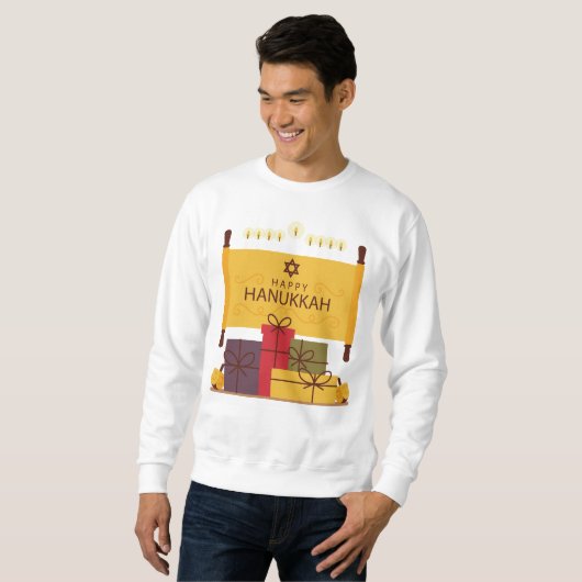 Happy Hanukkah Sweatshirt (Vorne ganz)