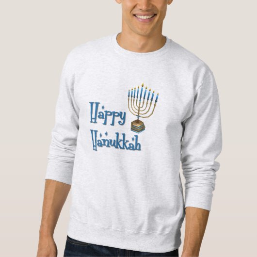 Happy Hanukkah Sweatshirt (Vorderseite)
