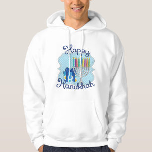 Happy Hanukkah Sweatshirt hässlich schwül Party