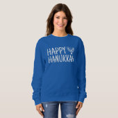 Happy Hanukkah T-Shirt Sweatshirt (Vorne ganz)