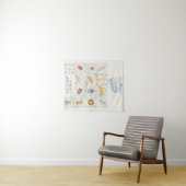 Happy Hanukkah Tapestry Wandteppich (Beispiel (Horizontal))