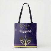 Happy Hanukkah Tasche (Vorderseite)