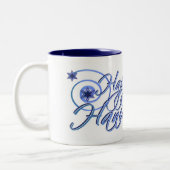 Happy Hanukkah Tasse (Links)