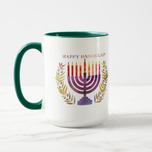 Happy Hanukkah Tasse