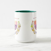 Happy Hanukkah Tasse (Zentrum)