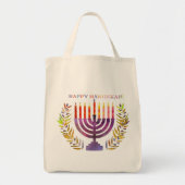 Happy Hanukkah Tote Bag Tragetasche (Vorne)