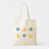 Happy Hanukkah Tragetasche (Rückseite)