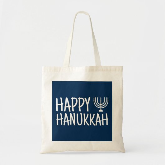 Happy Hanukkah Tragetasche (Vorne)