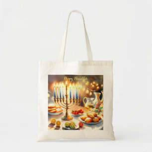 Happy Hanukkah Tragetasche