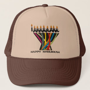 Happy Hanukkah Truckerkappe