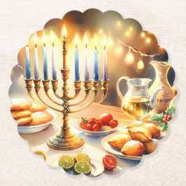Happy Hanukkah Untersetzer
