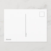 Happy Hanukkah vom Holiday Armadillo Feiertagspostkarte (Rückseite)