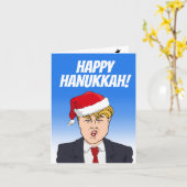 Happy Hanukkah von Donald Trump Karte (Gelbe Blume)