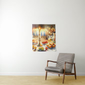 Happy Hanukkah Wandteppich (Beispiel)