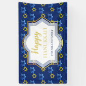 Happy Hanukkah Watercolor Stars von David Banner (Vertikal)