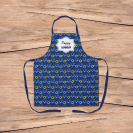 Happy Hanukkah Watercolor Stars von David Schürze