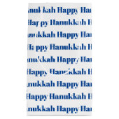 Happy Hanukkah weiß blaue moderne Typografie Kleine Geschenktüte (Vorderseite)
