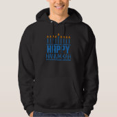Happy Hanukkah  Women Men Kids Jewish Menorah Chan Hoodie (Vorderseite)