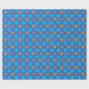 Happy Hanukkah Wrapping Paper Geschenkpapier
