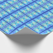 Happy Hanukkah Wrapping Paper Geschenkpapier (Ecke)