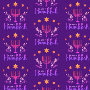 Happy Hanukkah Wrapping Paper Geschenkpapier