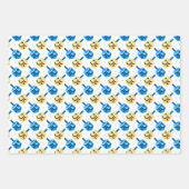Happy Hanukkah Wrapping Paper Set 3 Geschenkpapier Set (Vorderseite 3)