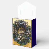 Happy Hanukkah Wreath Juwish Holiday Geschenkschachtel (Geöffnet)