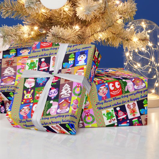 Happy happy holidays!! geschenkpapier (Feiertage)