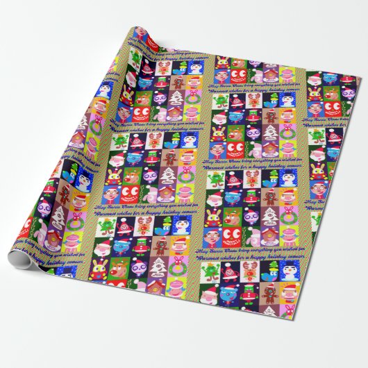 Happy happy holidays!! geschenkpapier (Ungerollt)