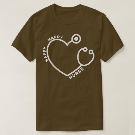Happy Happy Nurse T-Shirt (Design vorne)