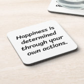 Happy Hard Plastic Untersetzer (Linke Seite)