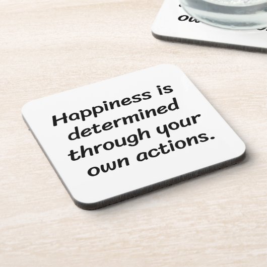 Happy Hard Plastic Untersetzer (Linke Seite)